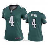 Maglia NFL Legend Donna Philadelphia Eagles Jalen Hurts Verde