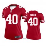 Maglia NFL Legend Donna San Francisco 49ers Jamar Taylor Rosso