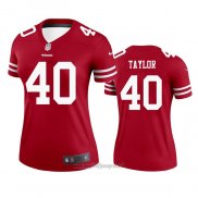 Maglia NFL Legend Donna San Francisco 49ers Jamar Taylor Rosso