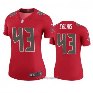 Maglia NFL Legend Donna Tampa Bay Buccaneers Raymond Calais Rosso Color Rush