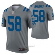 Maglia NFL Legend Indianapolis Colts Bobby Okereke Inverted Grigio