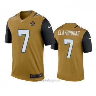 Maglia NFL Legend Jacksonville Jaguars Chris Claybrooks Or Color Rush