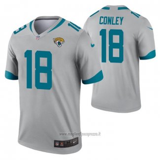 Maglia NFL Legend Jacksonville Jaguars Chris Conley Inverted Grigio