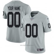 Maglia NFL Legend Las Vegas Raiders Personalizzate Inverted Grigio