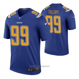 Maglia NFL Legend Los Angeles Chargers Jerry Tillery Color Rush Blu
