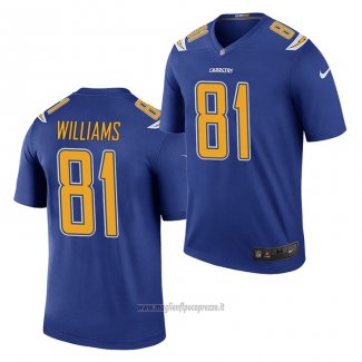 Maglia NFL Legend Los Angeles Chargers Mike Williams Royal Color Rush