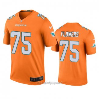 Maglia NFL Legend Miami Dolphins Ereck Flowers Arancione Color Rush