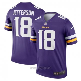 Maglia NFL Legend Minnesota Vikings Justin Jefferson Viola