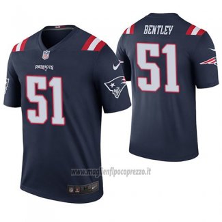 Maglia NFL Legend New England Patriots Ja'whaun Bentley Blu Color Rush