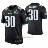 Maglia NFL Legend Philadelphia Eagles Corey Clement Nero Super Bowl Lii Champions Color Rush