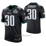 Maglia NFL Legend Philadelphia Eagles Corey Clement Nero Super Bowl Lii Champions Color Rush