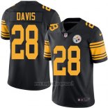 Maglia NFL Legend Pittsburgh Steelers Davis Nero