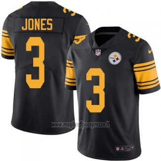 Maglia NFL Legend Pittsburgh Steelers Jones Nero2