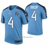 Maglia NFL Legend Tennessee Titans Ryan Succop Blu 20th Anniversary Color Rush