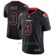 Maglia NFL Limited Arizona Cardinals Josh Rosen Nero Color Rush 2018 Lights Out