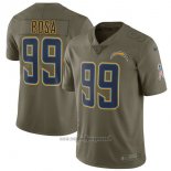 Maglia NFL Limited Bambino Los Angeles Chargers 99 Bosa 2017 Salute To Service Verde