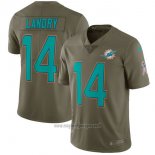 Maglia NFL Limited Bambino Miami Dolphins 14 Landry 2017 Salute To Service Verde