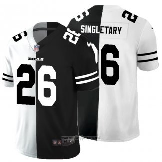 Maglia NFL Limited Buffalo Bills Singletary White Black Split