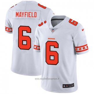 Maglia NFL Limited Cleveland Browns Mayfield Team Logo Fashion Bianco