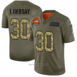 Maglia NFL Limited Denver Broncos Lindsay 2019 Salute To Service Verde