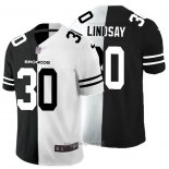 Maglia NFL Limited Denver Broncos Lindsay Black White Split