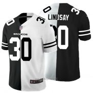 Maglia NFL Limited Denver Broncos Lindsay Black White Split