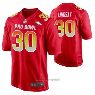 Maglia NFL Limited Denver Broncos Phillip Lindsay 2019 Pro Bowl Rosso