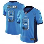 Maglia NFL Limited Detroit Lions Stafford Rush Drift Fashion Blu