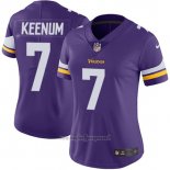 Maglia NFL Limited Donna Minnesota Vikings 7 Keenum Viola