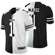 Maglia NFL Limited Indianapolis Colts McAfee Black White Split