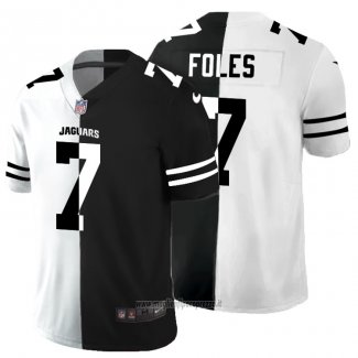 Maglia NFL Limited Jacksonville Jaguars Foles White Black Split