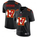Maglia NFL Limited Kansas City Chiefs Hardman Logo Dual Overlap Nero
