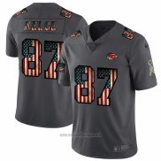 Maglia NFL Limited Kansas City Chiefs Kelce Retro Flag Nero