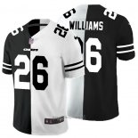 Maglia NFL Limited Kansas City Chiefs Williams Black White Split