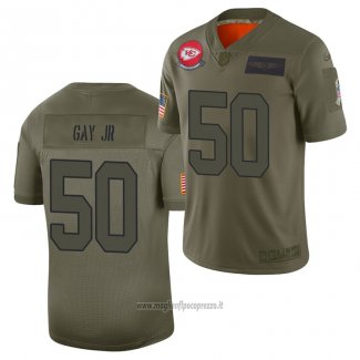 Maglia NFL Limited Kansas City Chiefs Willie Gay JR. 2019 Salute To Service Verde