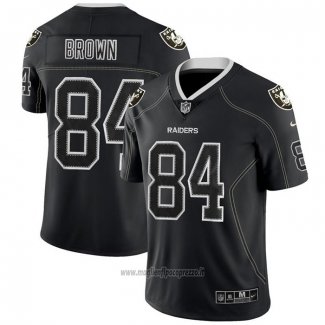 Maglia NFL Limited Las Vegas Raiders Brown Lights Out Nero