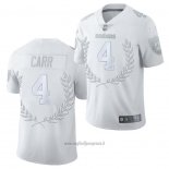 Maglia NFL Limited Las Vegas Raiders Derek Carr MVP Bianco