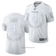 Maglia NFL Limited Las Vegas Raiders Derek Carr MVP Bianco
