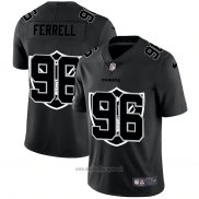 Maglia NFL Limited Las Vegas Raiders Ferrell Logo Dual Overlap Nero