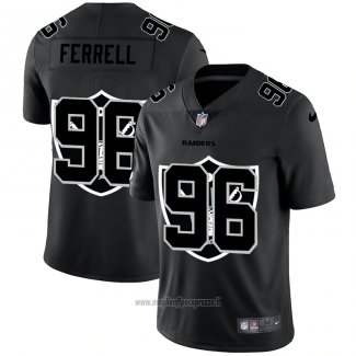 Maglia NFL Limited Las Vegas Raiders Ferrell Logo Dual Overlap Nero