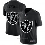 Maglia NFL Limited Las Vegas Raiders Kaepernick Logo Dual Overlap Nero