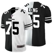 Maglia NFL Limited Las Vegas Raiders Long Black White Split