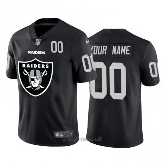 Maglia NFL Limited Las Vegas Raiders Personalizzate Big Logo Number Nero