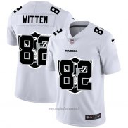 Maglia NFL Limited Las Vegas Raiders Witten Logo Dual Overlap Bianco