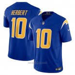 Maglia NFL Limited Los Angeles Chargers Justin Herbert Vapor F.u.s.e. Blu2