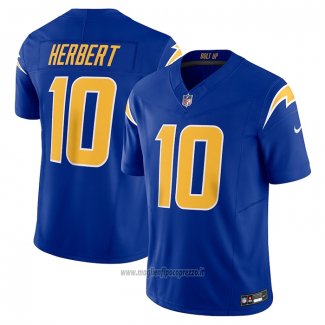 Maglia NFL Limited Los Angeles Chargers Justin Herbert Vapor F.u.s.e. Blu2