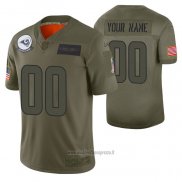 Maglia NFL Limited Los Angeles Rams Personalizzate 2019 Salute To Service Verde2