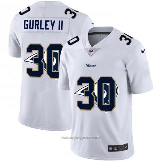 Maglia NFL Limited Los Angeles Rams Gurley Ii Logo Dual Overlap Bianco
