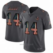 Maglia NFL Limited Minnesota Vikings Diggs Retro Flag Nero