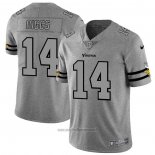 Maglia NFL Limited Minnesota Vikings Diggs Team Logo Gridiron Grigio